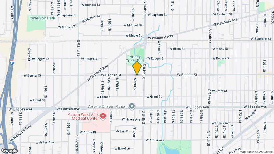 2100-2102 S 85th St Map and Location Details