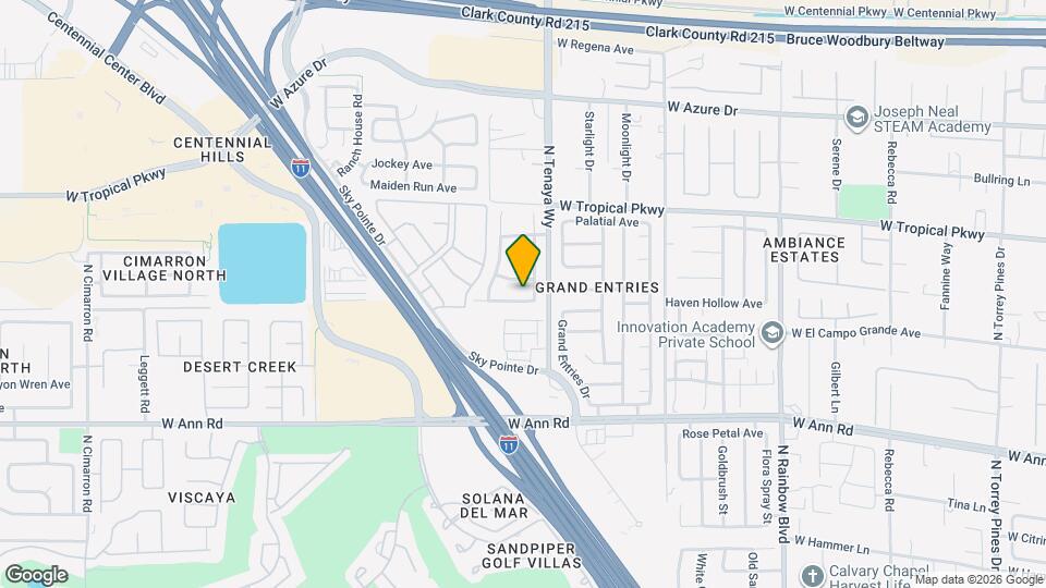 7260 Golden Star Ave Map and Location Details