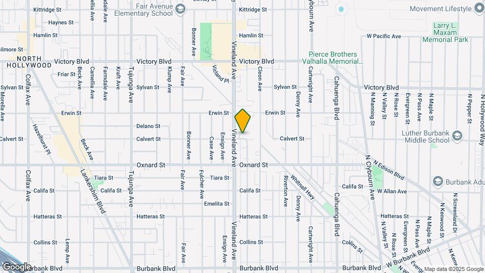 10959 Calvert St Map and Location Details