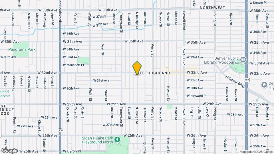 3147 N Raleigh St Map and Location Details