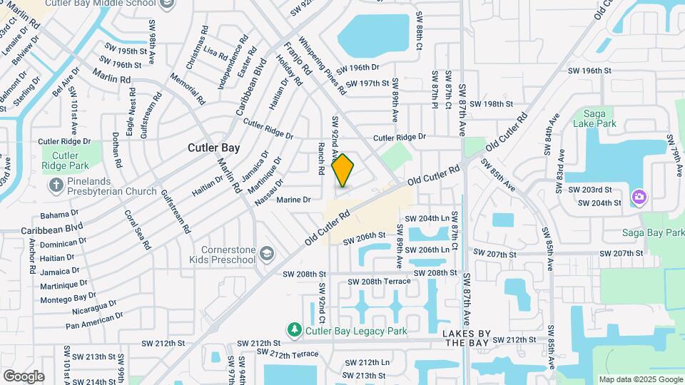 9135 SW 203rd Terrace Map and Location Details