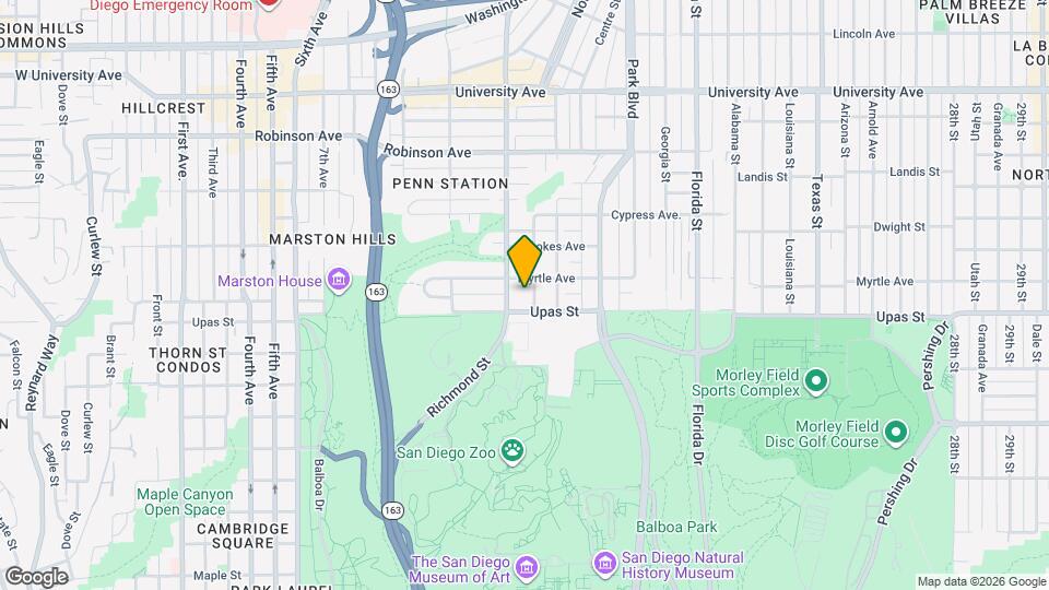 3422-24 Albert St Map and Location Details