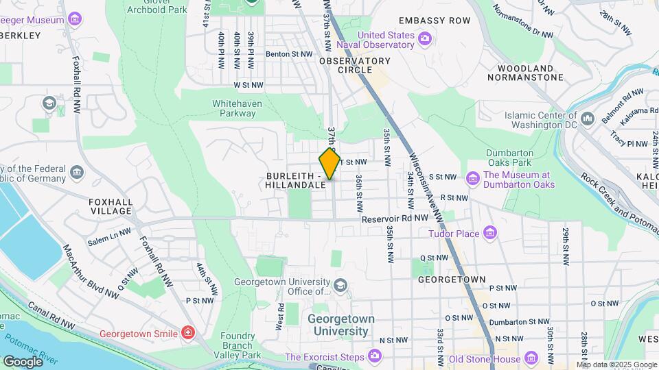 3700 S St NW Map and Location Details