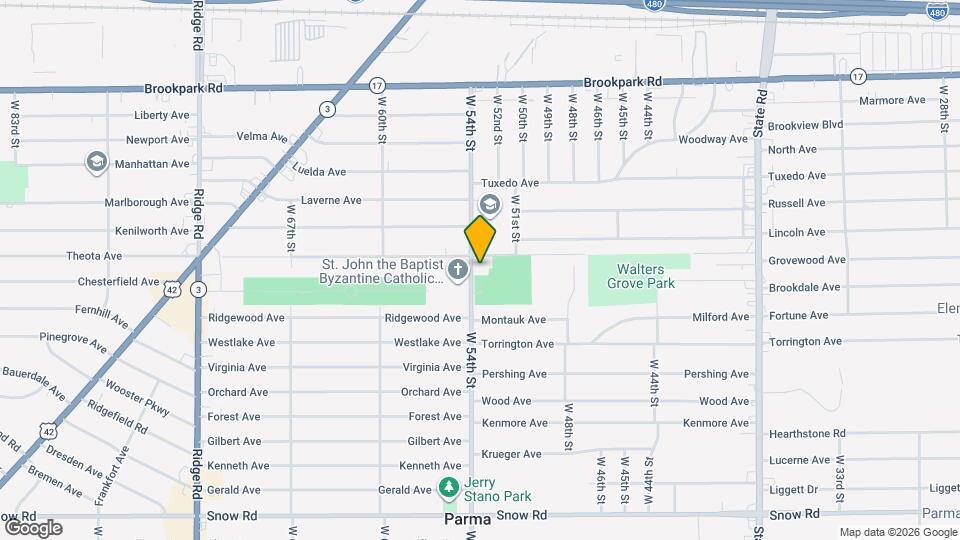 5449 West 54th Street Map and Location Details