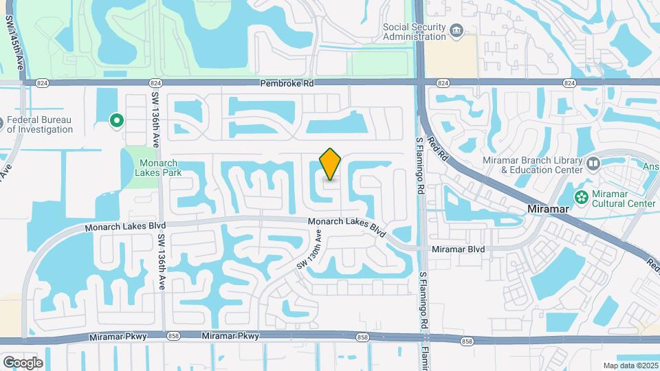 12945 SW 23rd St Mapa y Detalles de la Ubicación
