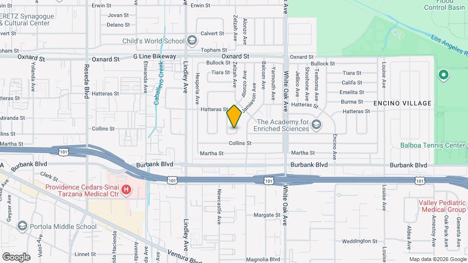 5705 Jamieson Ave Map and Location Details