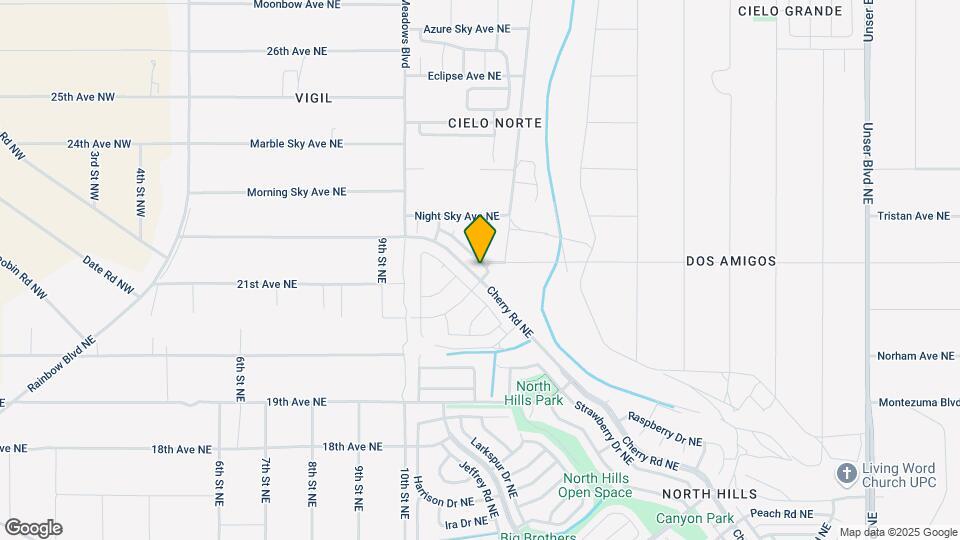 1160 Sand Dune Rd NE Map and Location Details