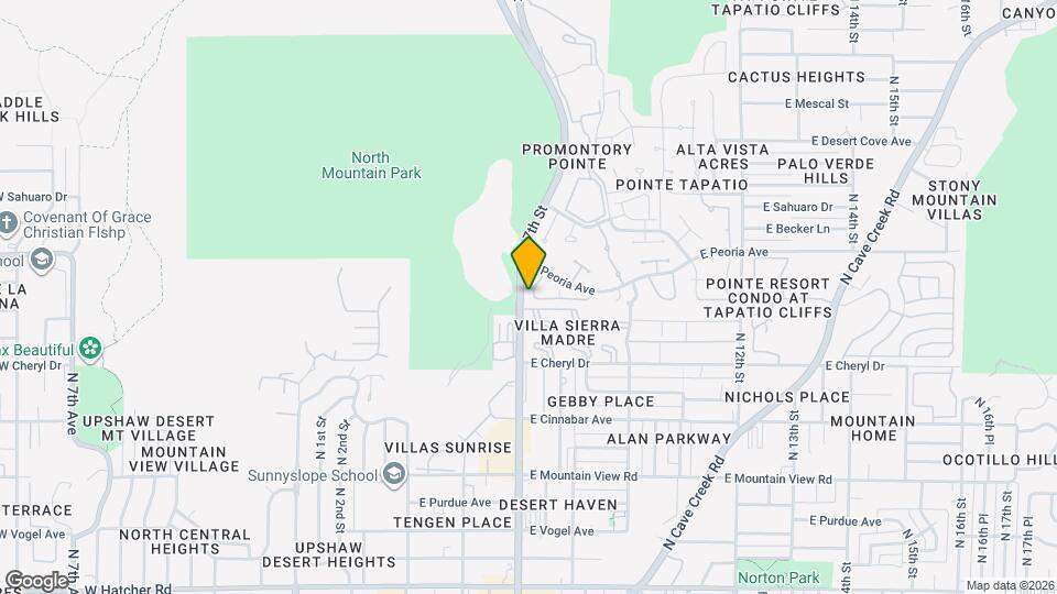 10410 N 7th Pl Map and Location Details