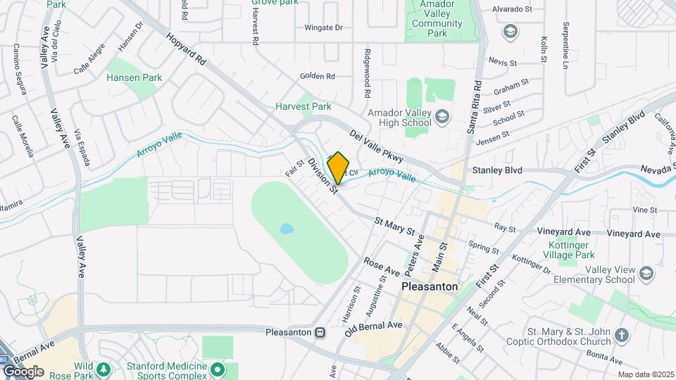 841 Division St Map and Location Details