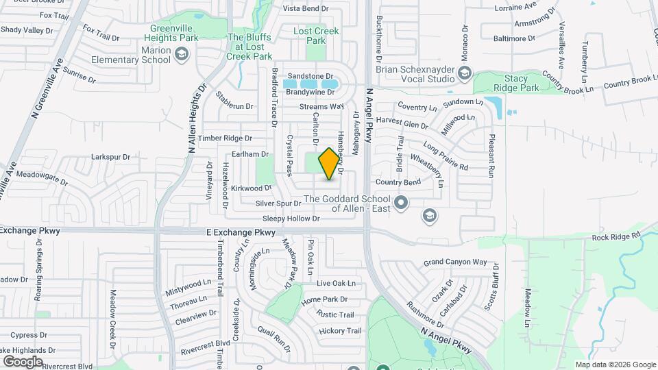 1541 Cliff Creek Dr Map and Location Details