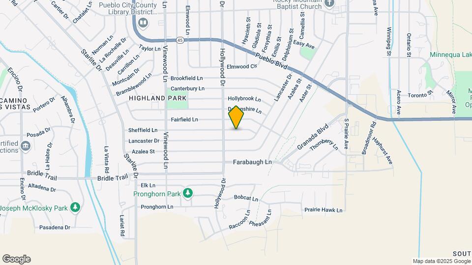 3500 Sheffield Ln Map and Location Details
