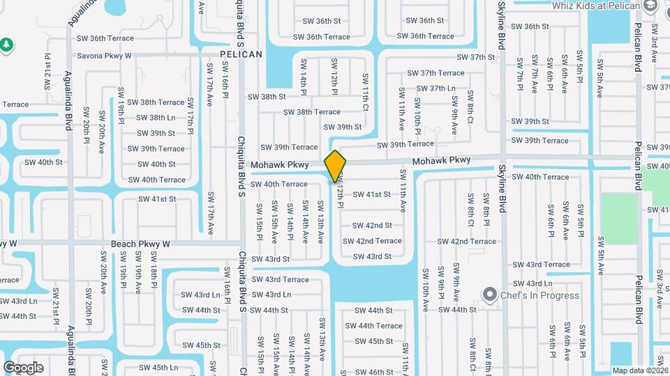 4022 SW 12th Pl Map and Location Details