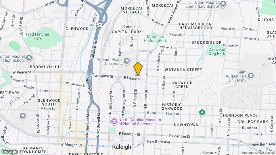 604 N Blount St Mapa y Detalles de la Ubicación