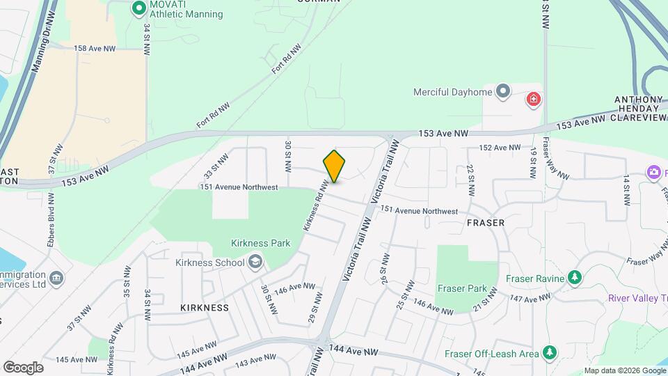 2908 151 Av NW Map and Location Details