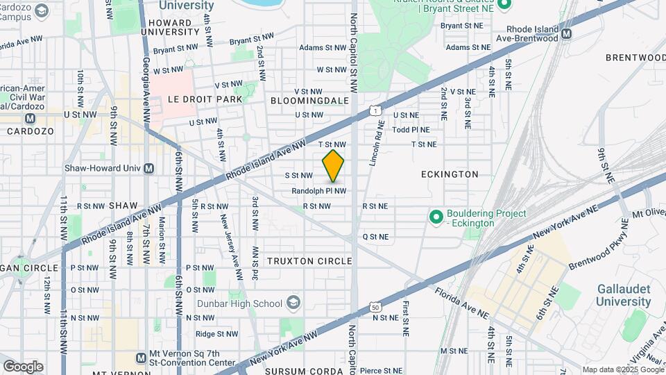 37 Randolph Pl NW Map and Location Details