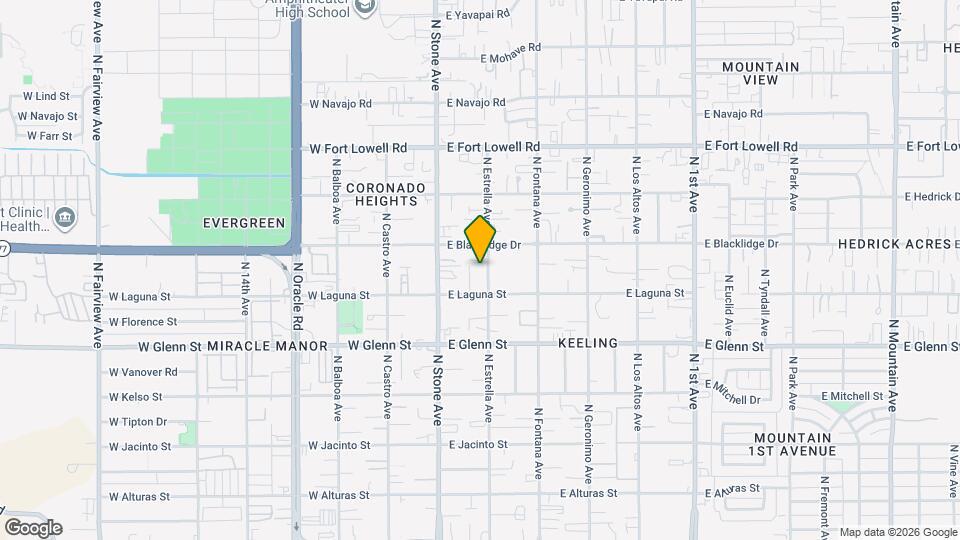 2925 N Estrella Ave Map and Location Details