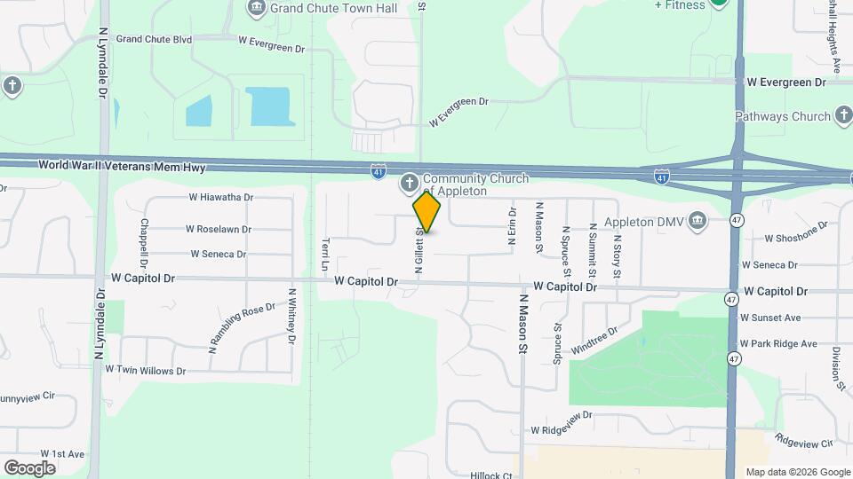 3520-3522 N Gillett St Mapa y Detalles de la Ubicación