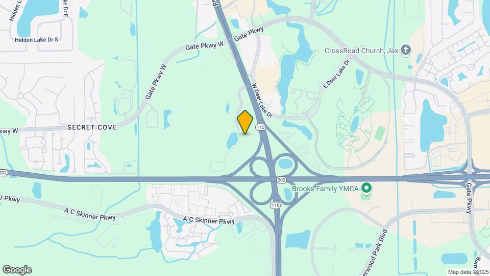 Furnished Studio-Jacksonville - Deerwood Park Map and Location Details