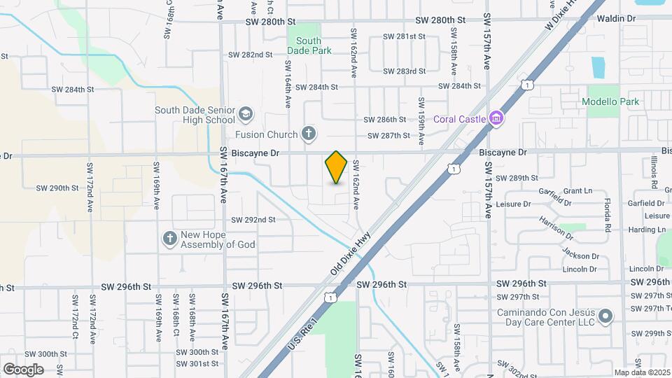 16257 SW 290th Terrace Map and Location Details