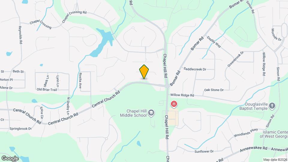 4396 Central Church Rd Map and Location Details