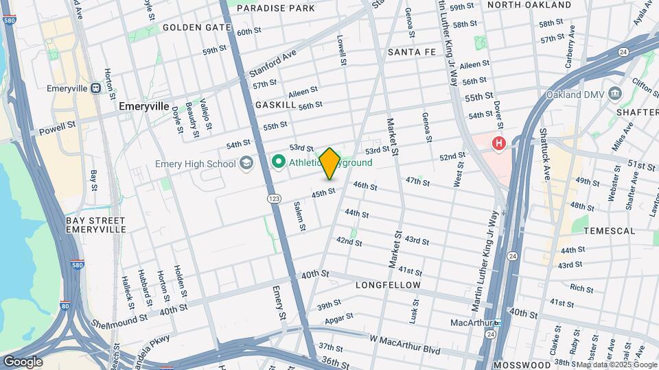 1036 45th St Mapa y Detalles de la Ubicación