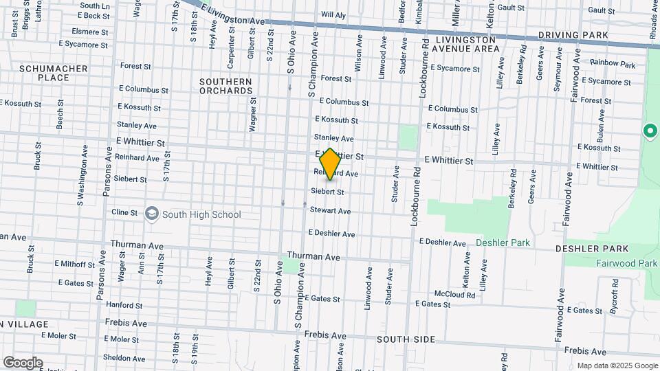 1138-1138 Oakwood Ave Map and Location Details