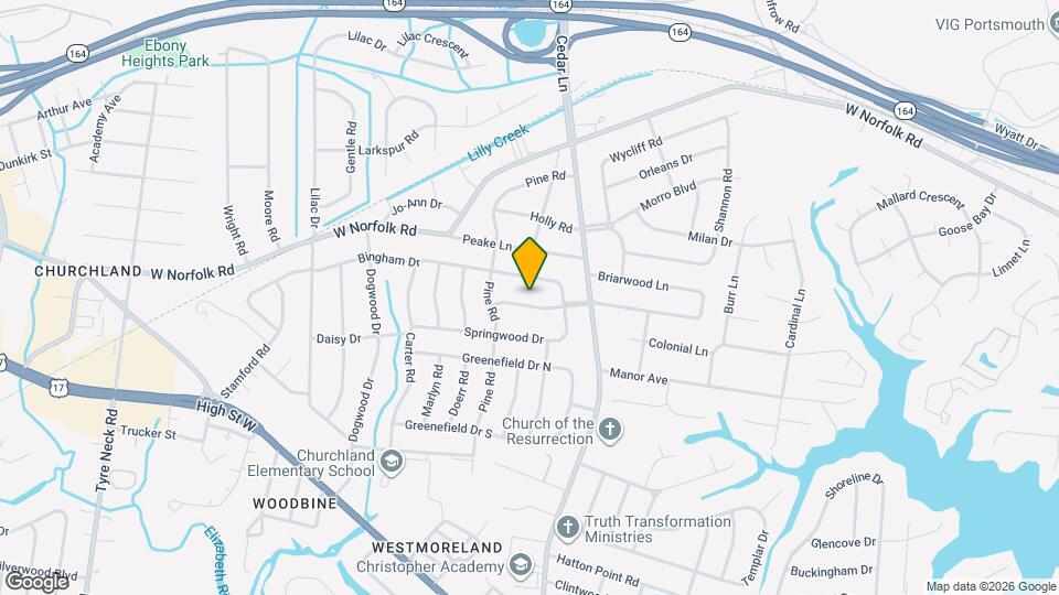 5524 Briarwood Ln Map and Location Details