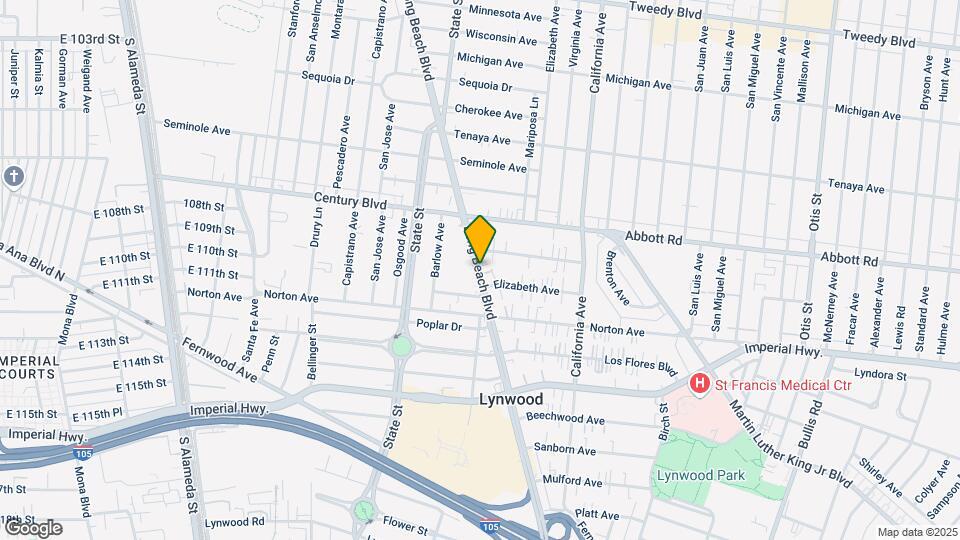 10820 Long Beach Blvd Map and Location Details