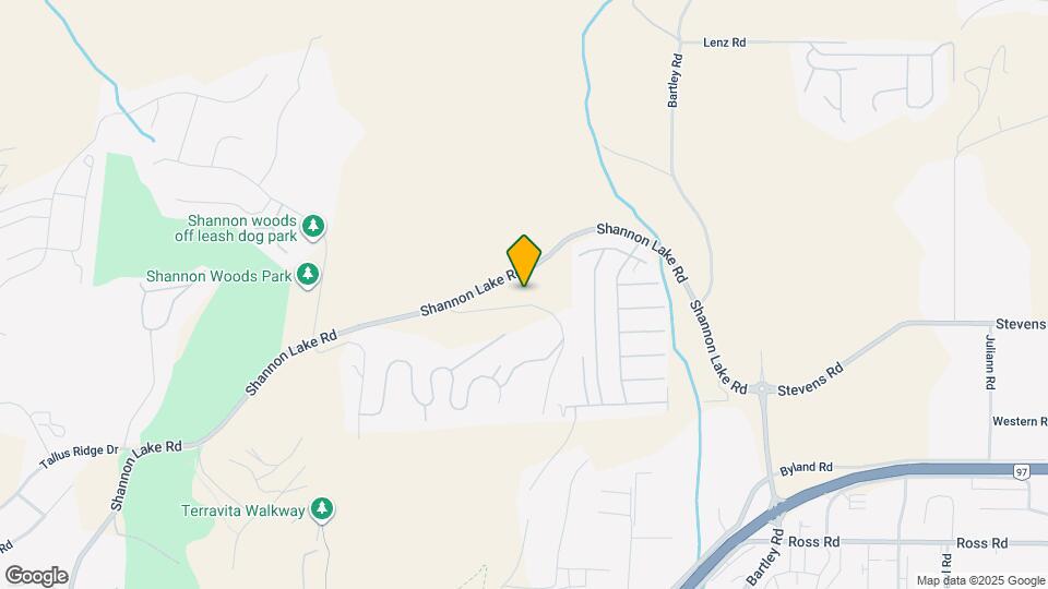 1975-1975 Shannon Lake Rd Map and Location Details