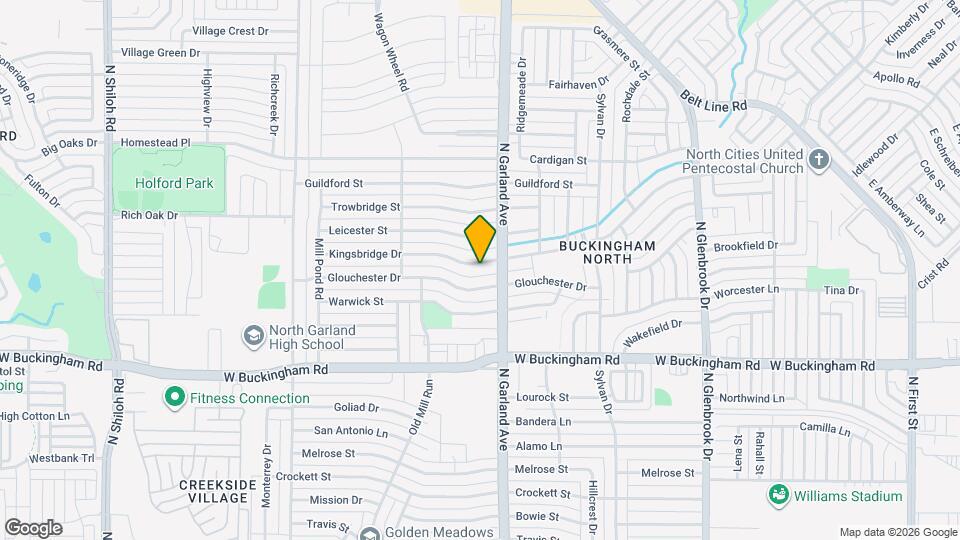 1414 Kingsbridge Dr Map and Location Details