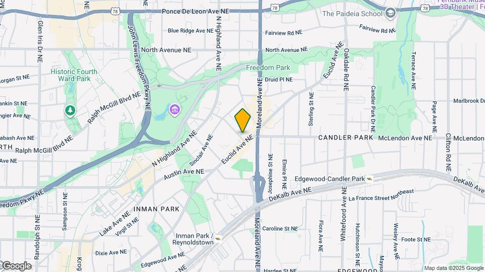 1118 Colquitt Ave NE, Unit Unit1 Map and Location Details