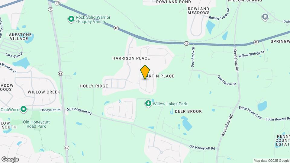125 Willow Grove Ln Map and Location Details