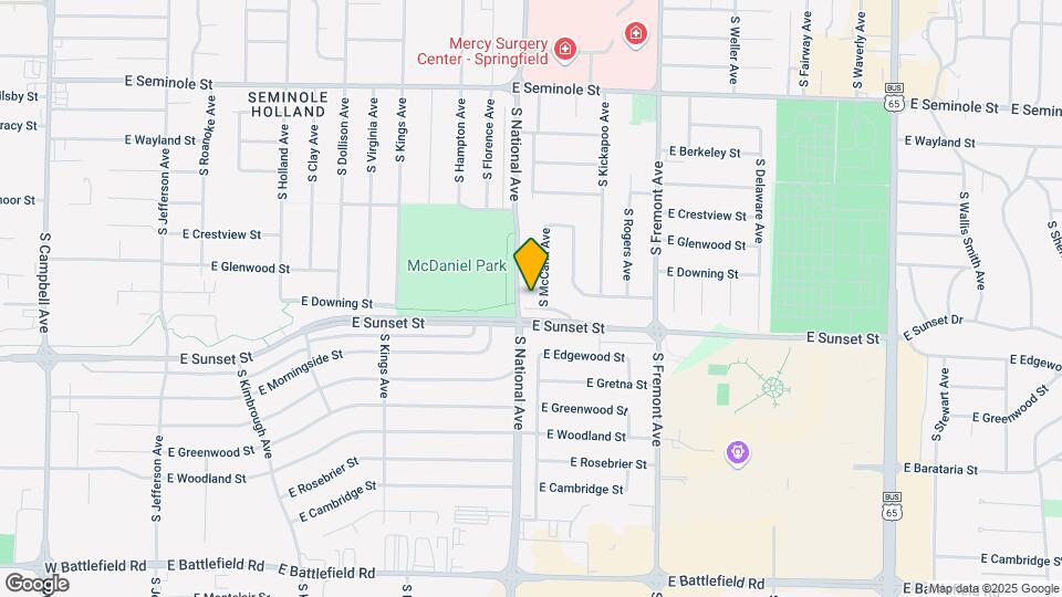 1217 E Sunset Ct Map and Location Details