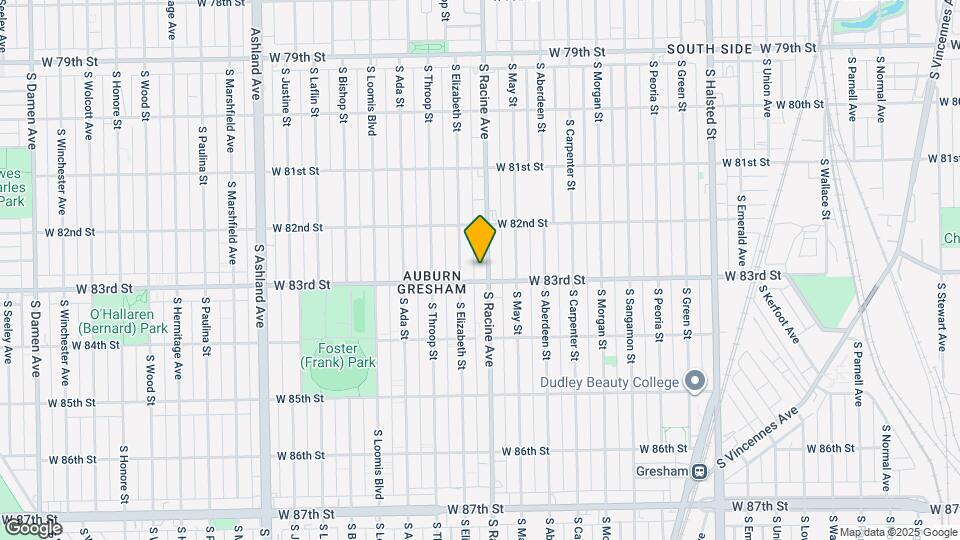 8246 S Racine Ave Map and Location Details
