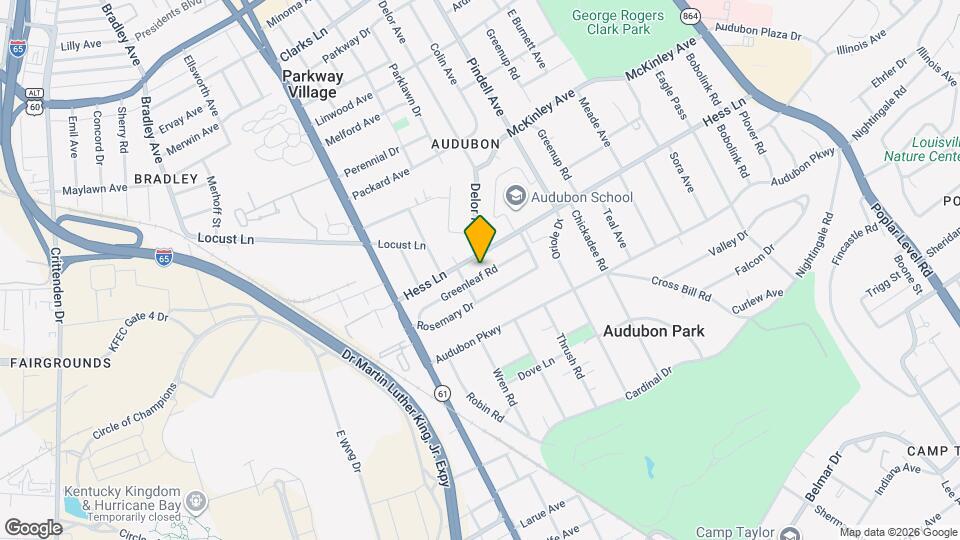 1009 Greenleaf Rd Map and Location Details