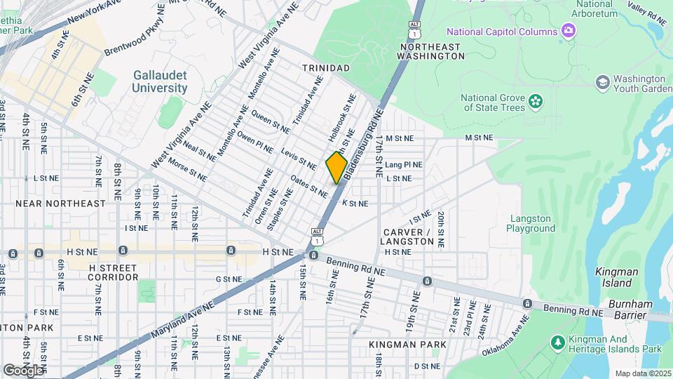 1028 Bladensburg Rd NE, Unit 52 Map and Location Details