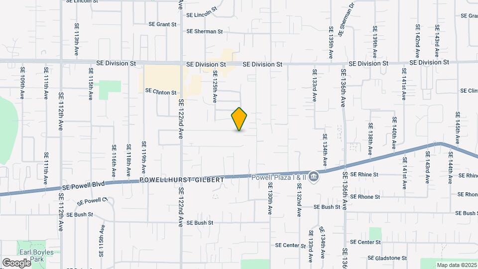 12650 SE Tibbetts St Map and Location Details