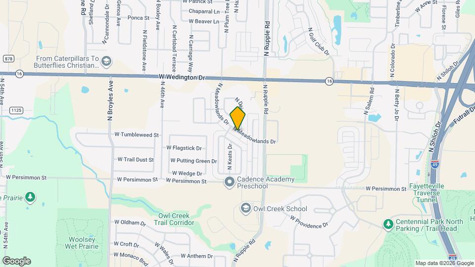 691 N Meadowlands Dr Map and Location Details