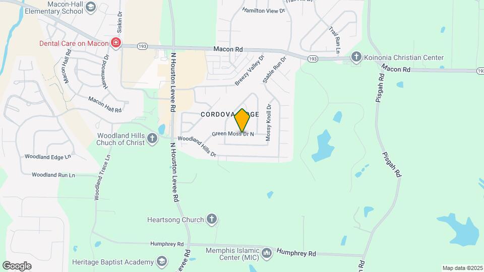 10229 Green Moss Dr N Map and Location Details