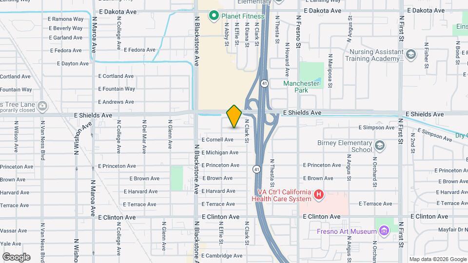 1950 E Simpson Ave Map and Location Details