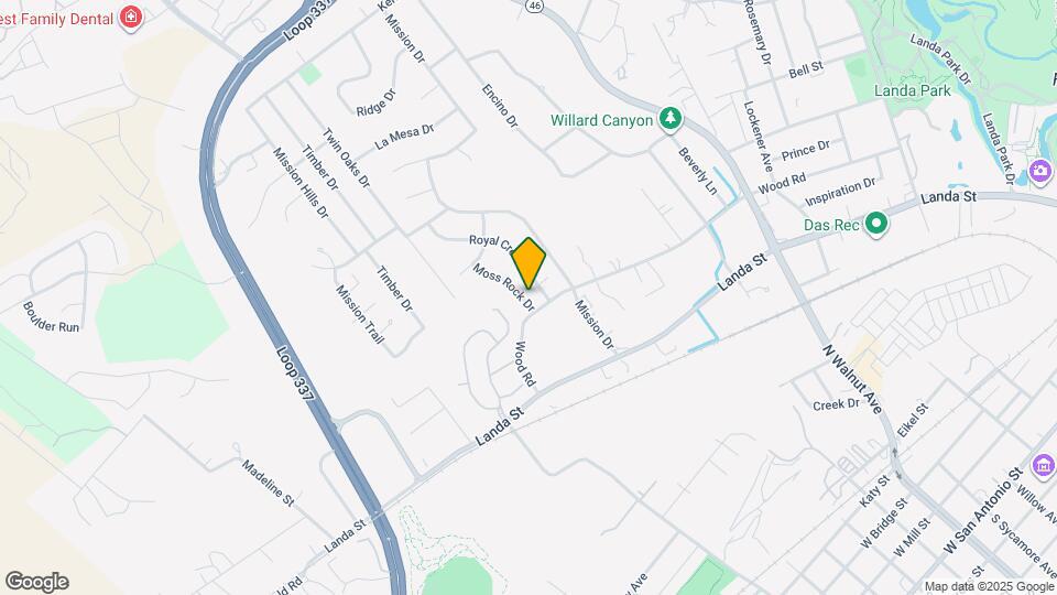 21 Moss Rock Dr Map and Location Details