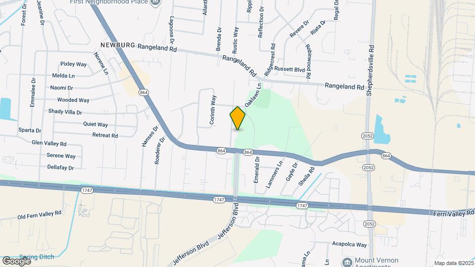 6105 Oakdale Ln Map and Location Details