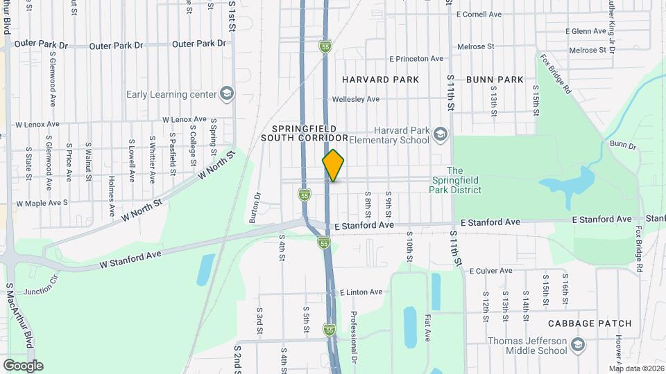 604 Bryn Mawr Blvd Map and Location Details