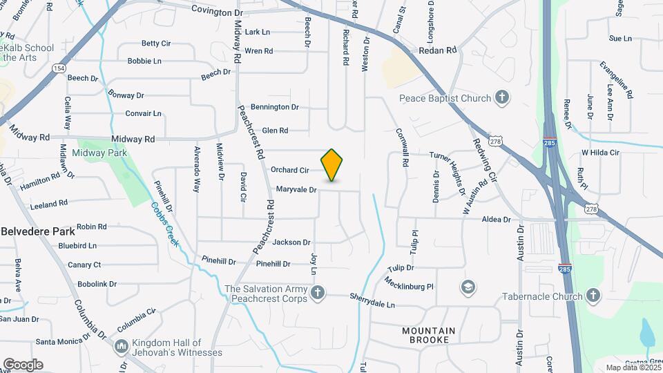 3516 Maryvale Dr Map and Location Details