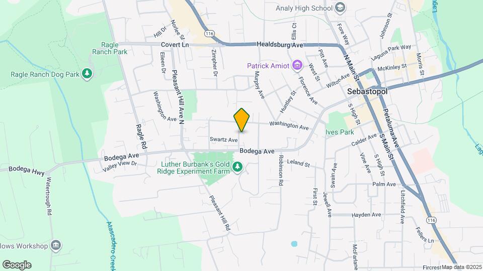 205 Virginia Ave, Unit Delightful Studio Mapa y Detalles de la Ubicación