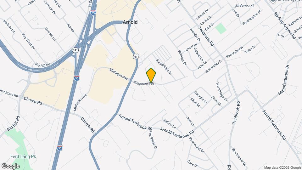 2359 Ridgecrest Dr Map and Location Details