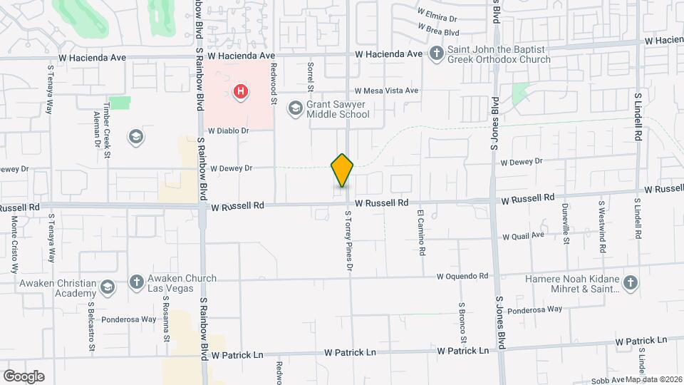 5672 Sartorial St Map and Location Details