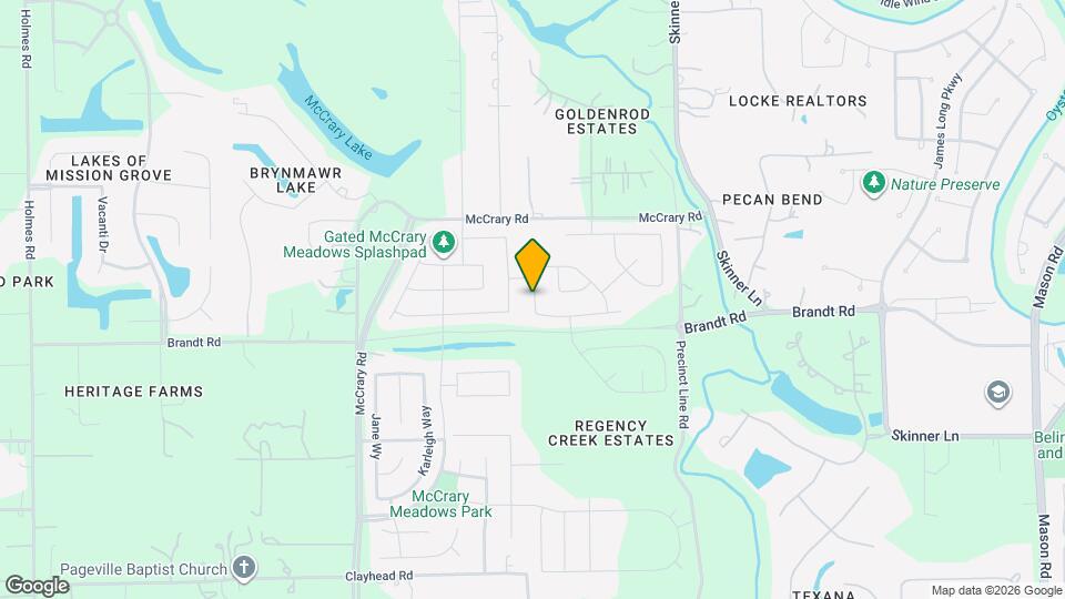 3631 Homestead Ridge Ln Map and Location Details