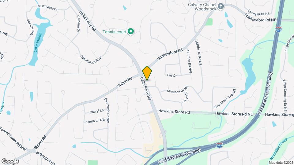 4490 Bells Ferry Rd Map and Location Details