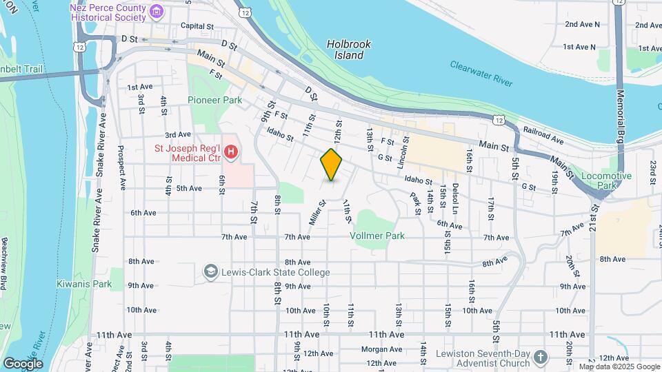 1216 Rigby Ln Map and Location Details